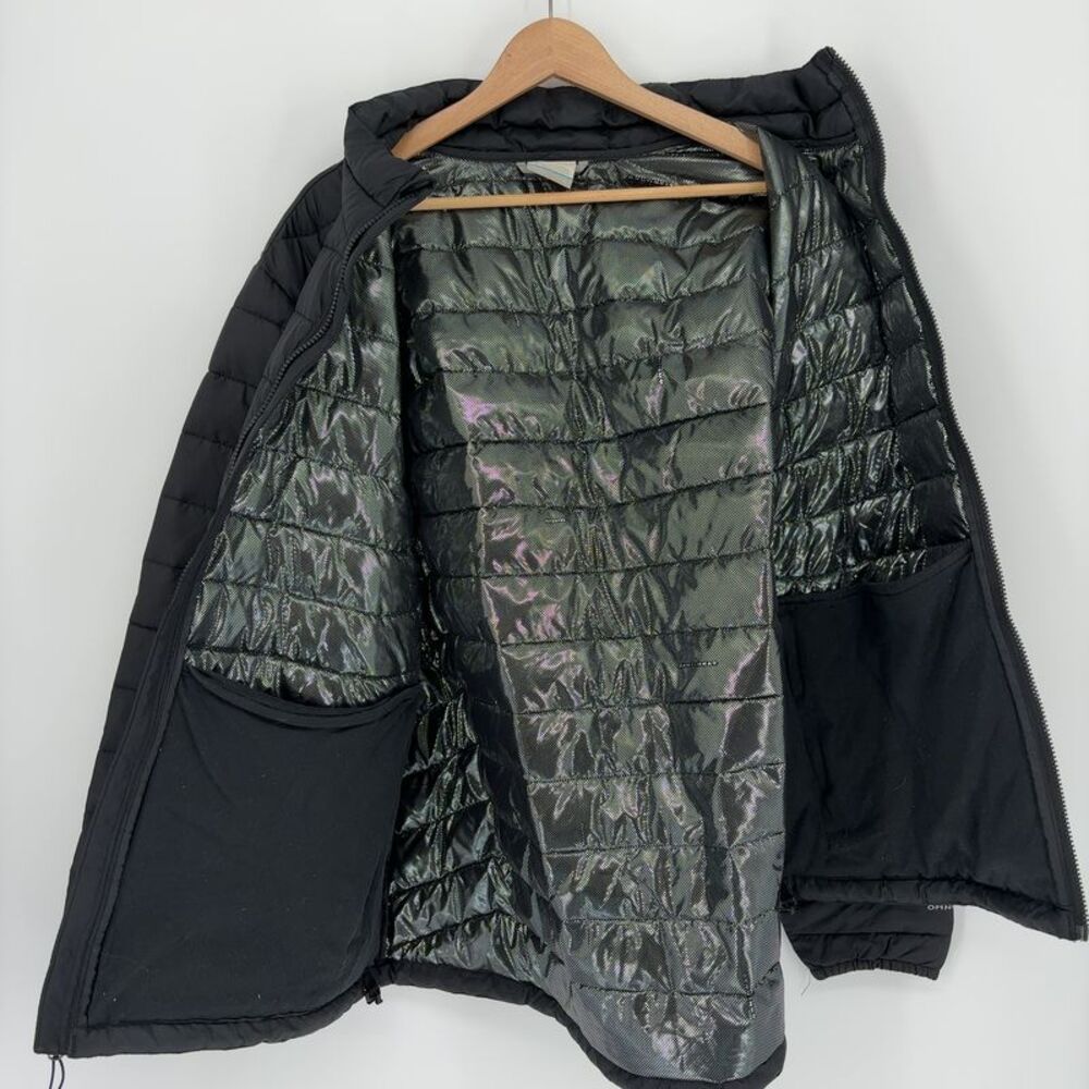 Columbia Black Insulated Winter Full Zip Coat - Picture 5 of 6